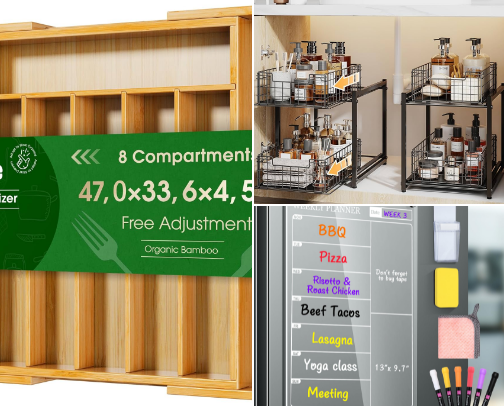 Amazon Home Organisation That Saves Me Time cover photo collage