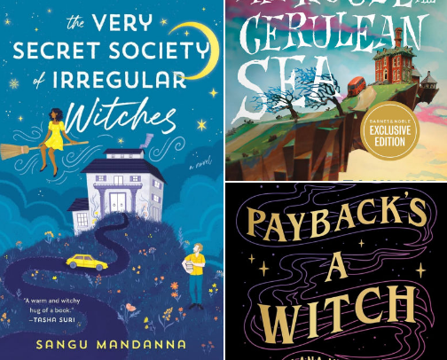 Best Witchy Fantasy Books to Read Right Now cover photo collage