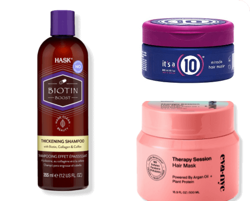 Hair Care- especially for dry hair cover photo collage