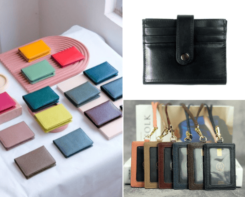 leather produk cover photo collage
