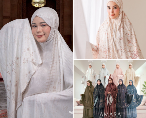 The Prettiest Prayer Sets for Ramadan & Eid: Silk, Rayon, & Travel Essentials (Shopee ID) cover photo collage
