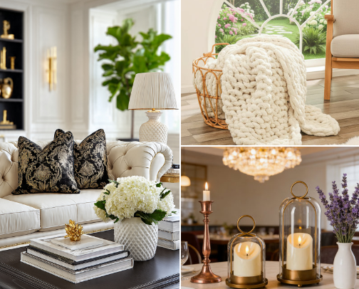 ✨ Elegant Neutral Living Room (Shop The Look) cover photo collage