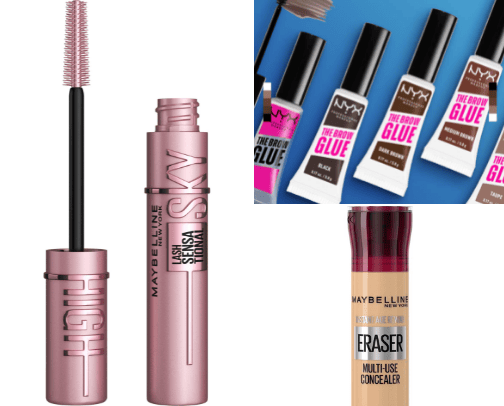Perfect everyday make up products for teens cover photo collage