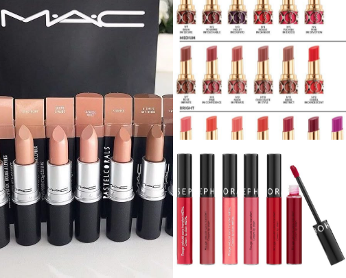 Best high-end lipsticks cover photo collage