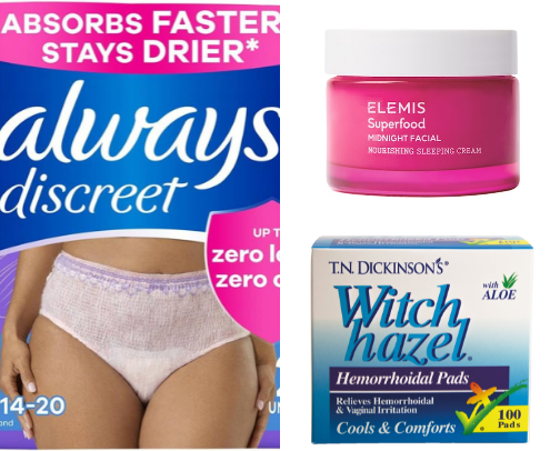 Postpartum Essentials from a Mom of 3 cover photo collage