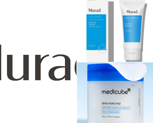 Skincare cover photo collage