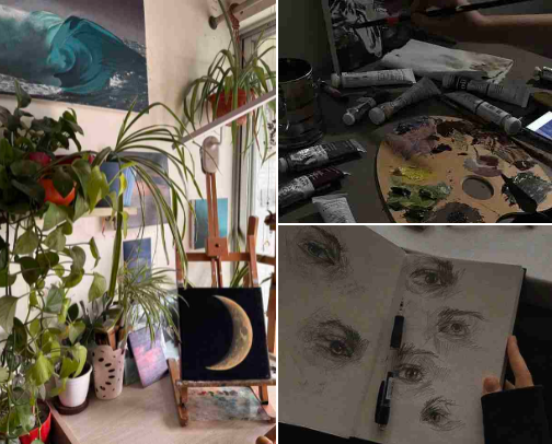 my fave art supplies ᯓ★ˎˊ˗ cover photo collage