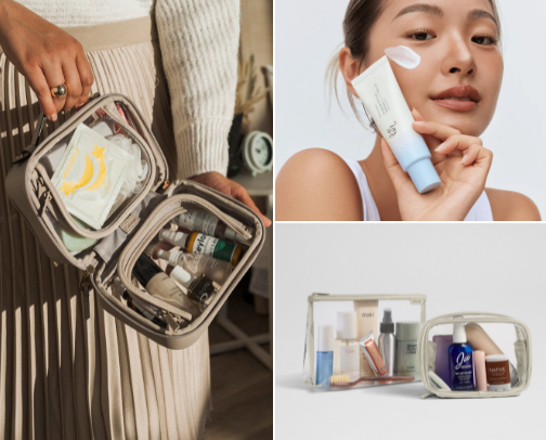 Makeup & Skincare Travel Kit cover photo collage