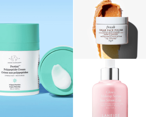 Skincare cover photo collage