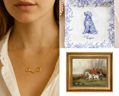 Horse & Hound: Gifts for the Equestrian and Dog Lover cover photo collage