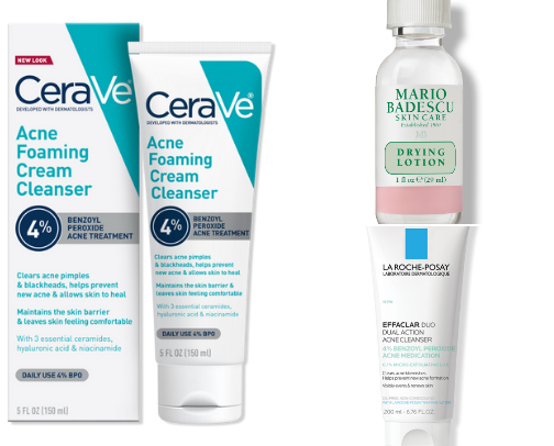 Bye Bye Breakouts!✌️- best products to get rid of stubborn acne cover photo collage
