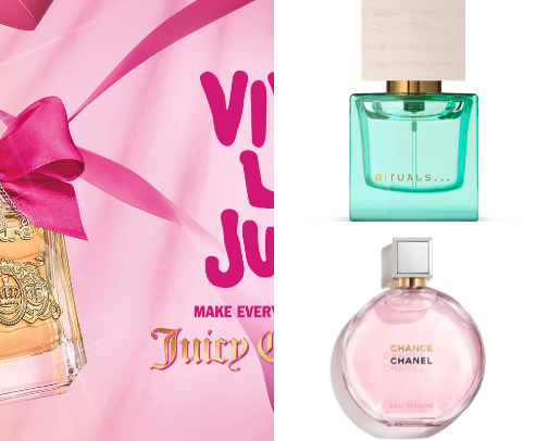 My favourite perfumes cover photo collage