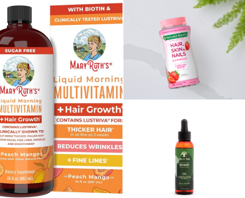 Best Products For Hair Thinning For AA Natural Hair cover photo collage
