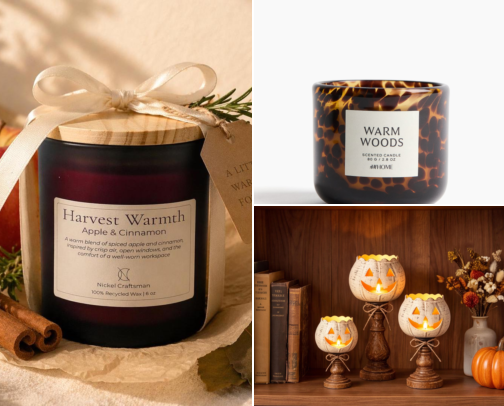 Best Fall Candles in 2026| Cozy Pumpkin, Apple & Fall Scents cover photo collage