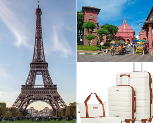 Travel Essentials ✈️ Vacation, Beach & Adventure cover photo collage