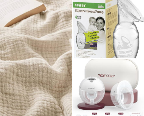 New mama must haves 🤍 cover photo collage