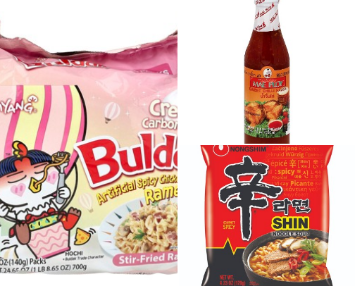 My favorite asian products (mostly food) cover photo collage