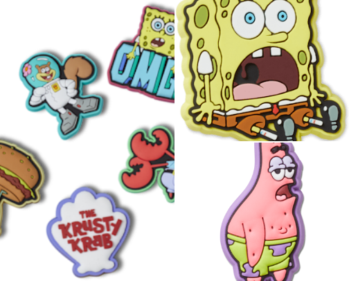 SpongeBob Crocs & Charms 🧽✨ cover photo collage