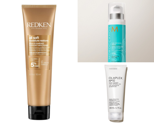 My FAV curly routine products cover photo collage