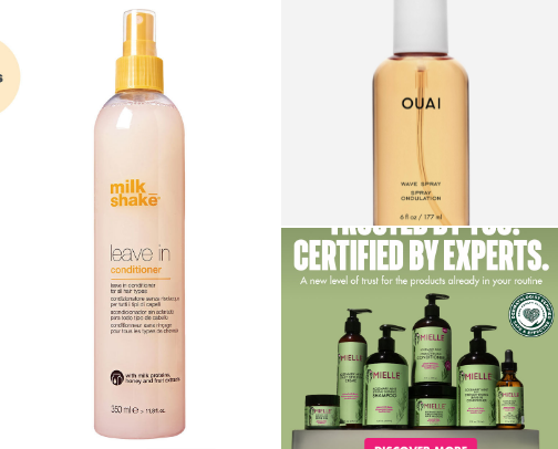 Hair care cover photo collage
