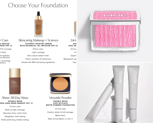 Pretty Girl Essentials 💫🪞🤎 cover photo collage