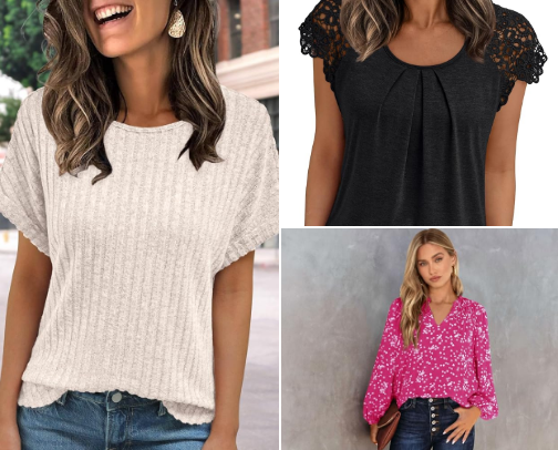 Affordable Dressy Tops/Business Casual Tops cover photo collage