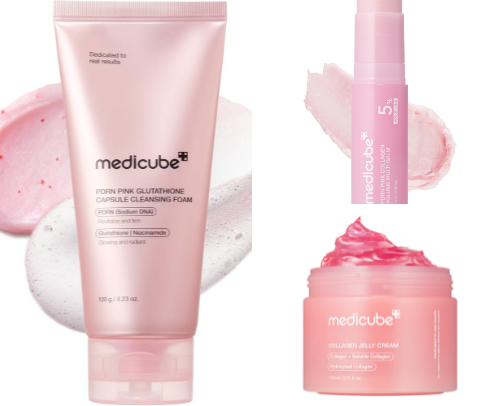 mid 30s skincare i'm loving lately cover photo collage