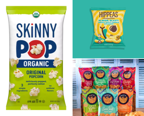 Snacks with Clean Ingredients cover photo collage