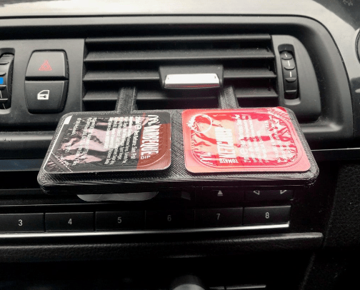 Mc Donalds Sauce Holder - Car vent - Double design - Black - Improved fitting design cover photo collage