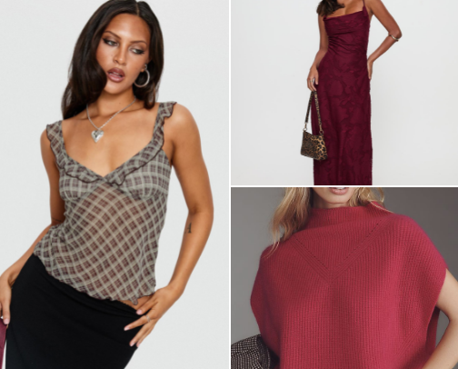 cranberry girl wishlist cover photo collage