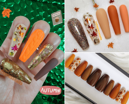 Essential Fall Nails cover photo collage