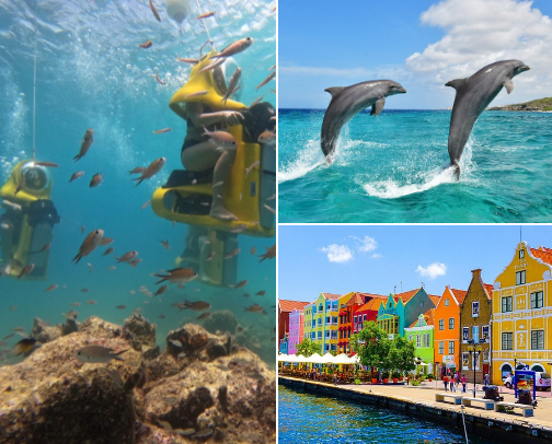 Travel Guide: Best of Curaçao cover photo collage