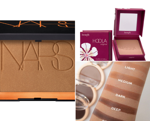 Bronzer recommendations cover photo collage