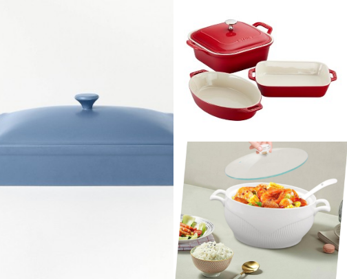 Holiday Hosting Essentials: Serving Dishes, Covers & Take-Away Containers cover photo collage