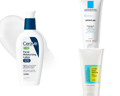 Skincare that actually works for hormonal & cystic acne (adult-onset) cover photo collage