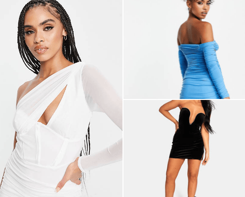 Night out outfits cover photo collage