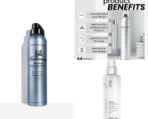 My go-tos for hair care & products cover photo collage