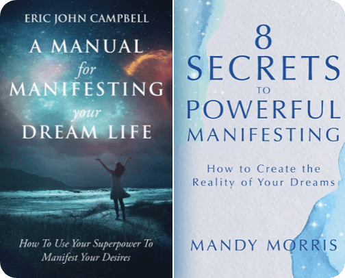 Manifesting/Law of Attraction Books cover photo collage