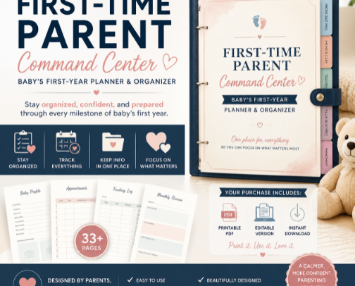 👶 First-Time Parent Essentials & Resources cover photo collage