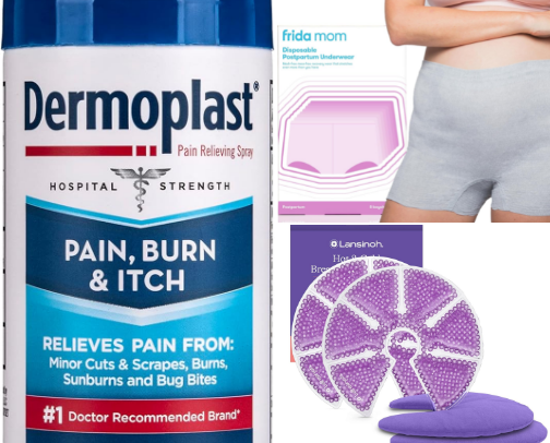 Postpartum must haves cover photo collage