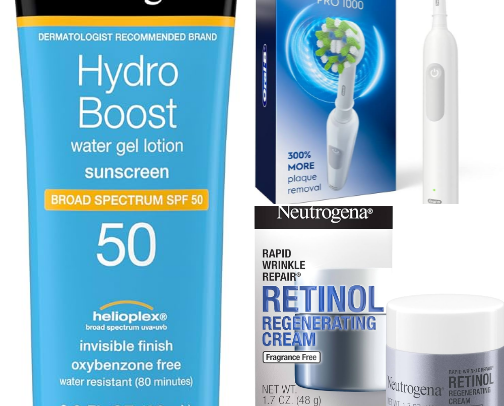 Morning routine essentials! cover photo collage