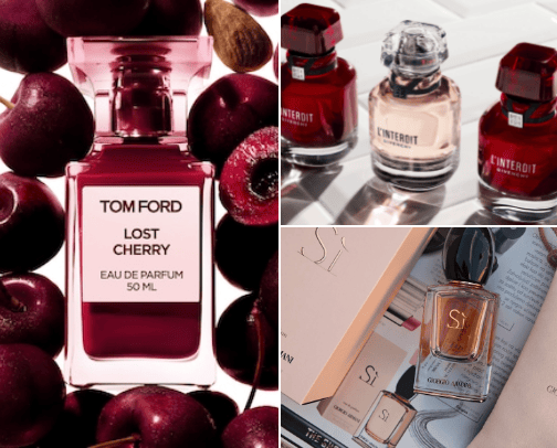 Parfume favorites cover photo collage