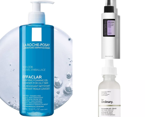 Skincare cover photo collage