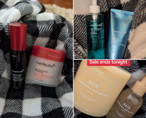 Favorite Tik Tok Skincare cover photo collage