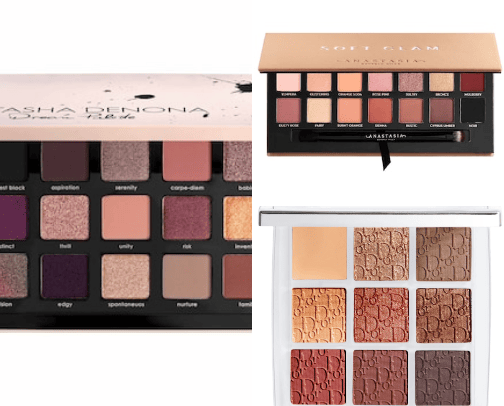 Perfect eyeshadow pallets cover photo collage