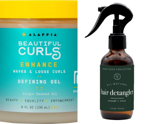 👩🏼‍🦱 Clean Curls: The Curly Girl’s Non-Toxic Guide cover photo collage