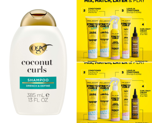 curly hair tips cover photo collage