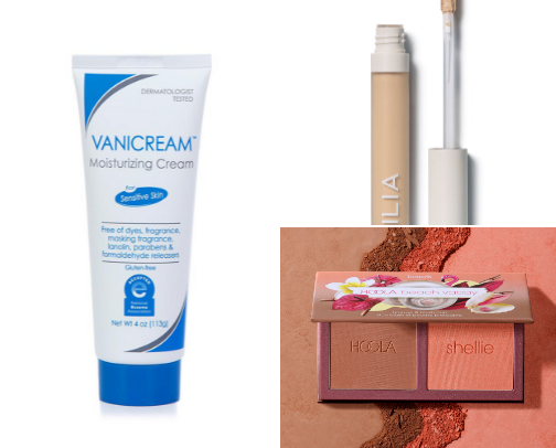 Products that aren’t acne prone, as someone who struggles with skin cover photo collage