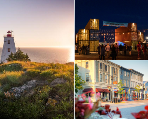 Vacation unlocked: New Brunswick! cover photo collage