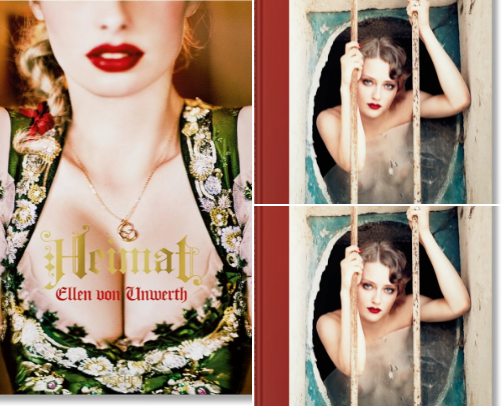 Save & Read - Ellen von Unwerth. Heimat (Photography Book) (Multilingual Edition) and Companion Photo Collections cover photo collage